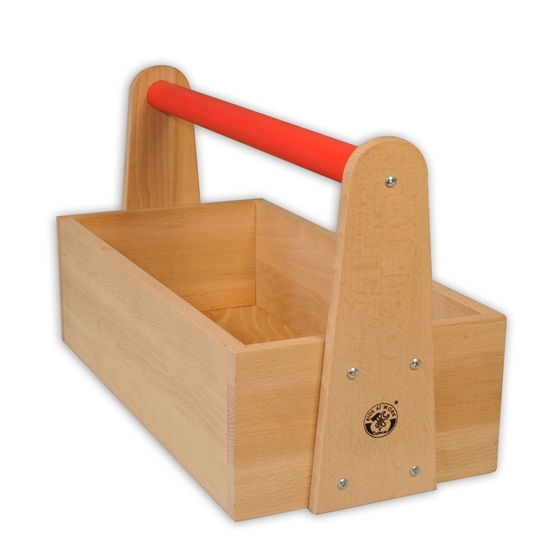 Kids wooden toolbox